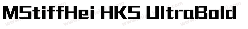 MStiffHei HKS UltraBold转换器字体转换